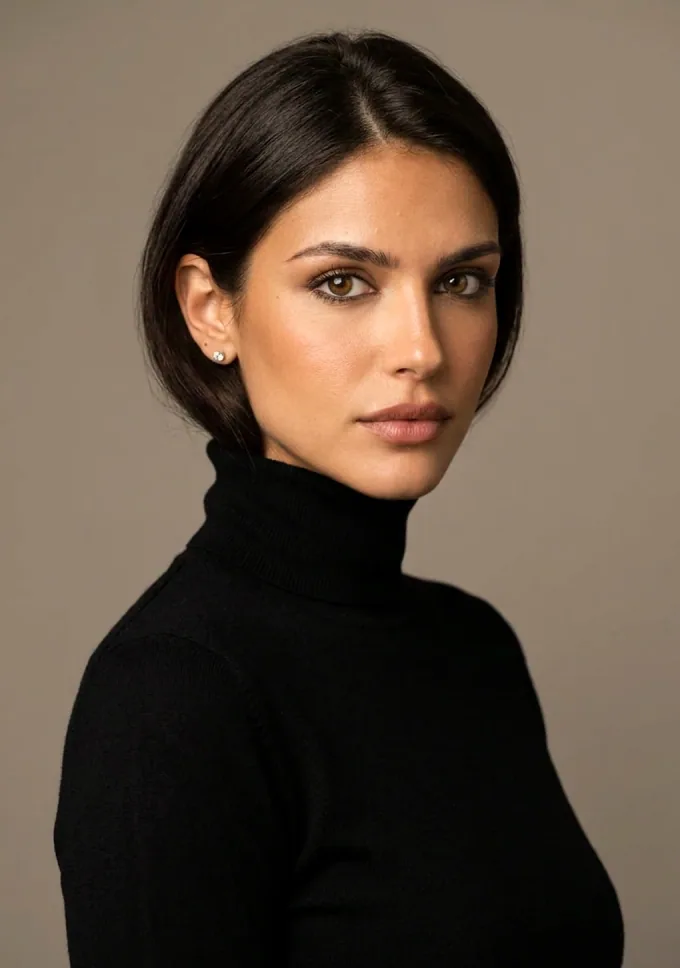 Black turtleneck — Eleonora